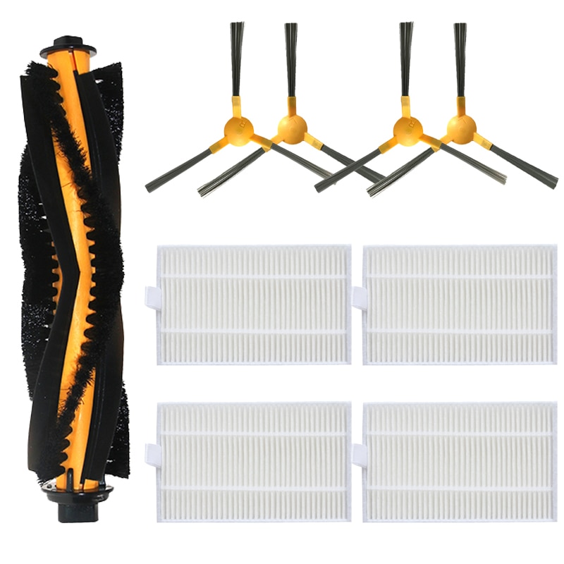 Main Brush HEPA Filter Side Brush Kits for MOOSOO Robot RT30 RT40 RT50 R3 R4 Accessory Set Vacuum Cleaners Parts Accessories