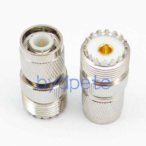1PCS TNC Male plug to UHF Female jack SO-239 straight RF Connector Converter Adapter