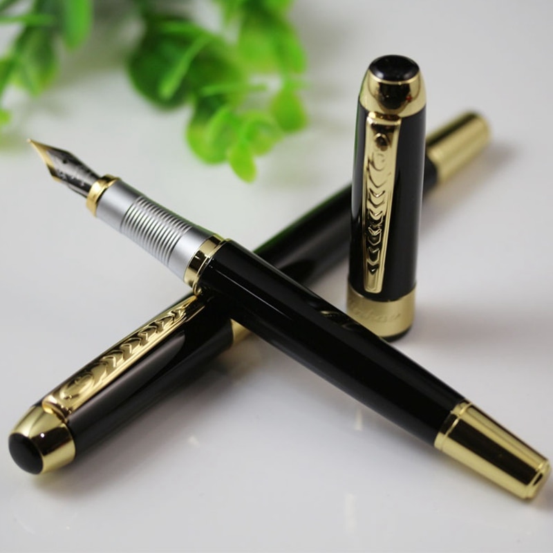 High-quality Jinhao Fountain Pen Exquisite Writing Student Supplies Detachable Converter Rugged and Durable Metal Ballpoint Pen