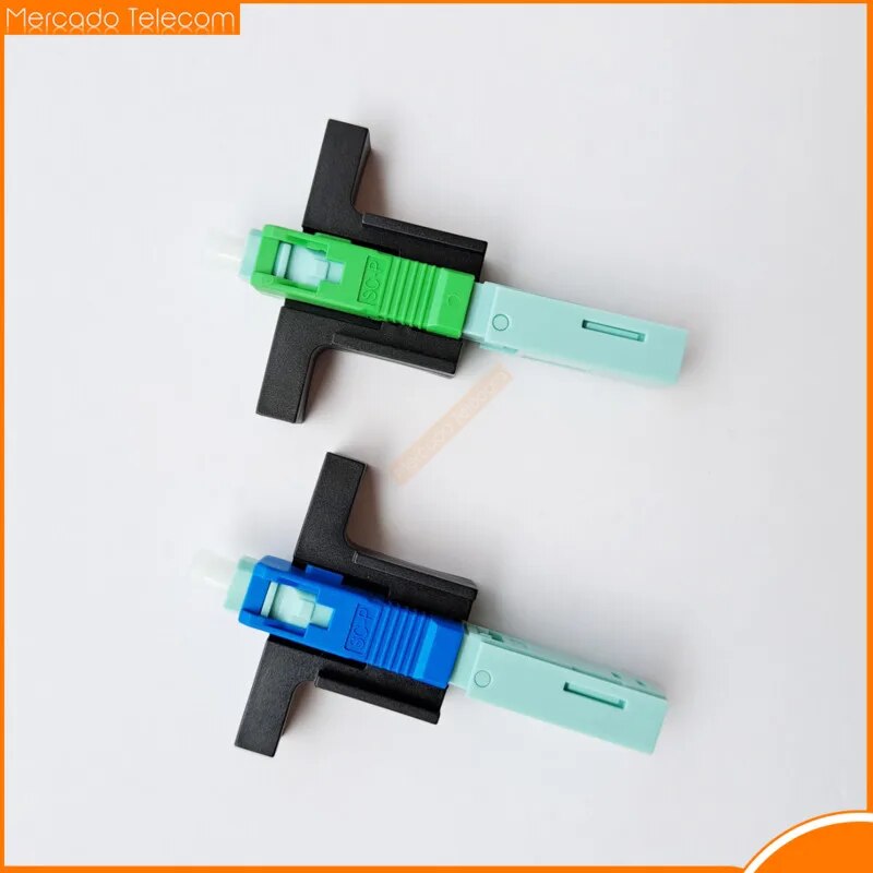 Wholesales 53mm SC APC SM Single-Mode Optical Connector FTTH Tool Cold Connector SC UPC Fiber Optic Fast Connnector