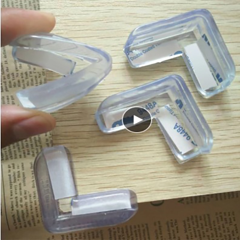 Corner-Guard Baby Silicone Safety Protection Bumper Home L-shaped Table Corner Anti-collision Protection Table Edge Protector
