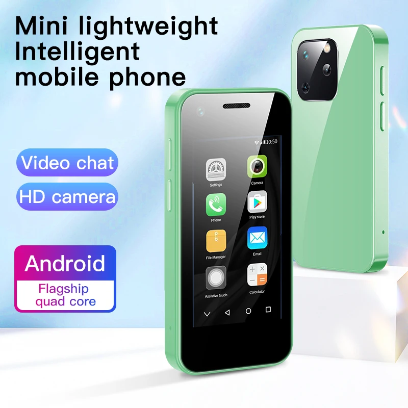 Soyes XS13 Mini Android Smartphone With 2.54" HD Screen Quad Core 1GB RAM 8GB ROM 5.0MP Dual SIM Cute Mobile Phone Cheap Te
