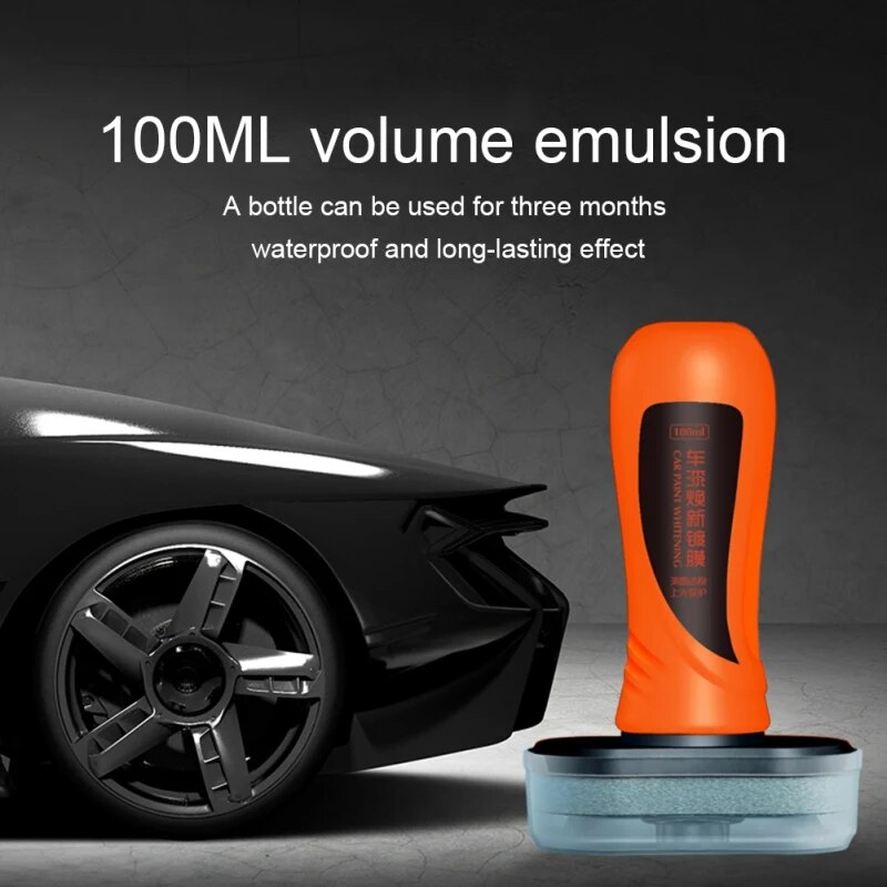 100ml Car Paint Coating Agent Anti-Fogging Rainproof Agent Automobiles Oil Film Remover Car Wash And Maintenance Tool