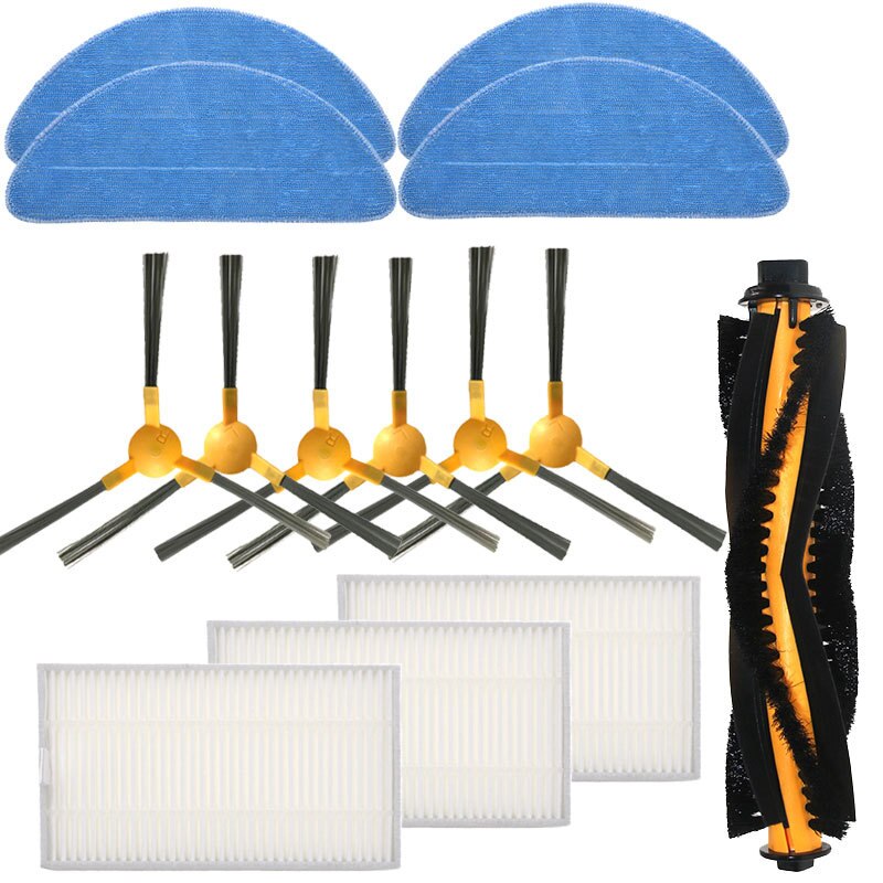Proscenic 820T Proscenic Proscenic 800T 830T 830P 820P Mop Cloths Hepa Filter Side Brushes Vacuum Cleaner Parts Repalcement