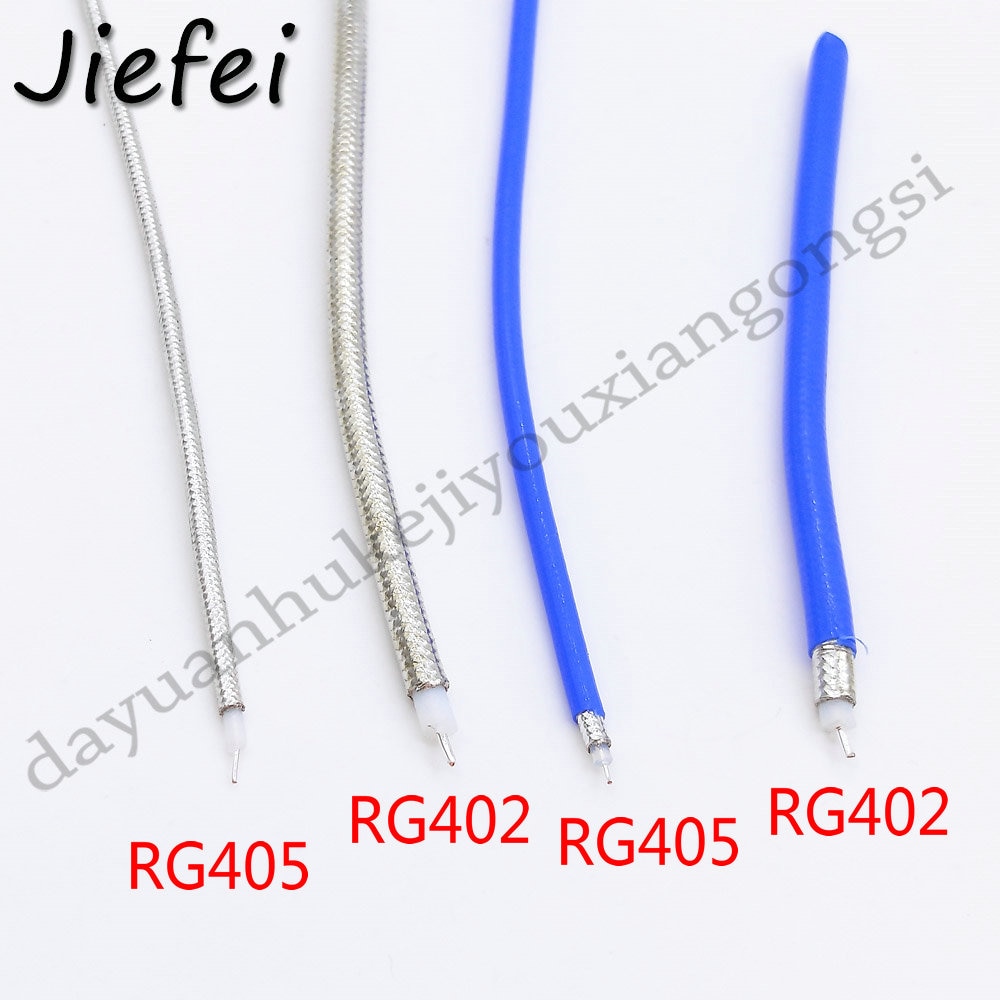 10-20M RG402 0.141" / RG405 0.086" Semi-Rigid Flexible with Blue Jacket RF Coaxial Cable Adapter 50 OHM