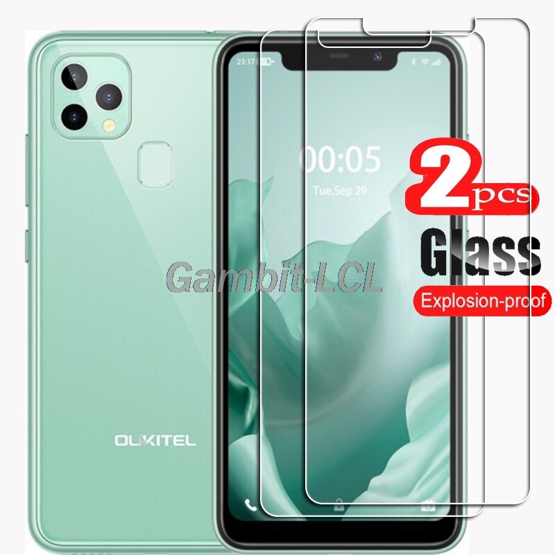 For Oukitel C22 Tempered Glass Protective ON OukitelC22 5.86NCH Screen Protector Smart Phone Cover Film