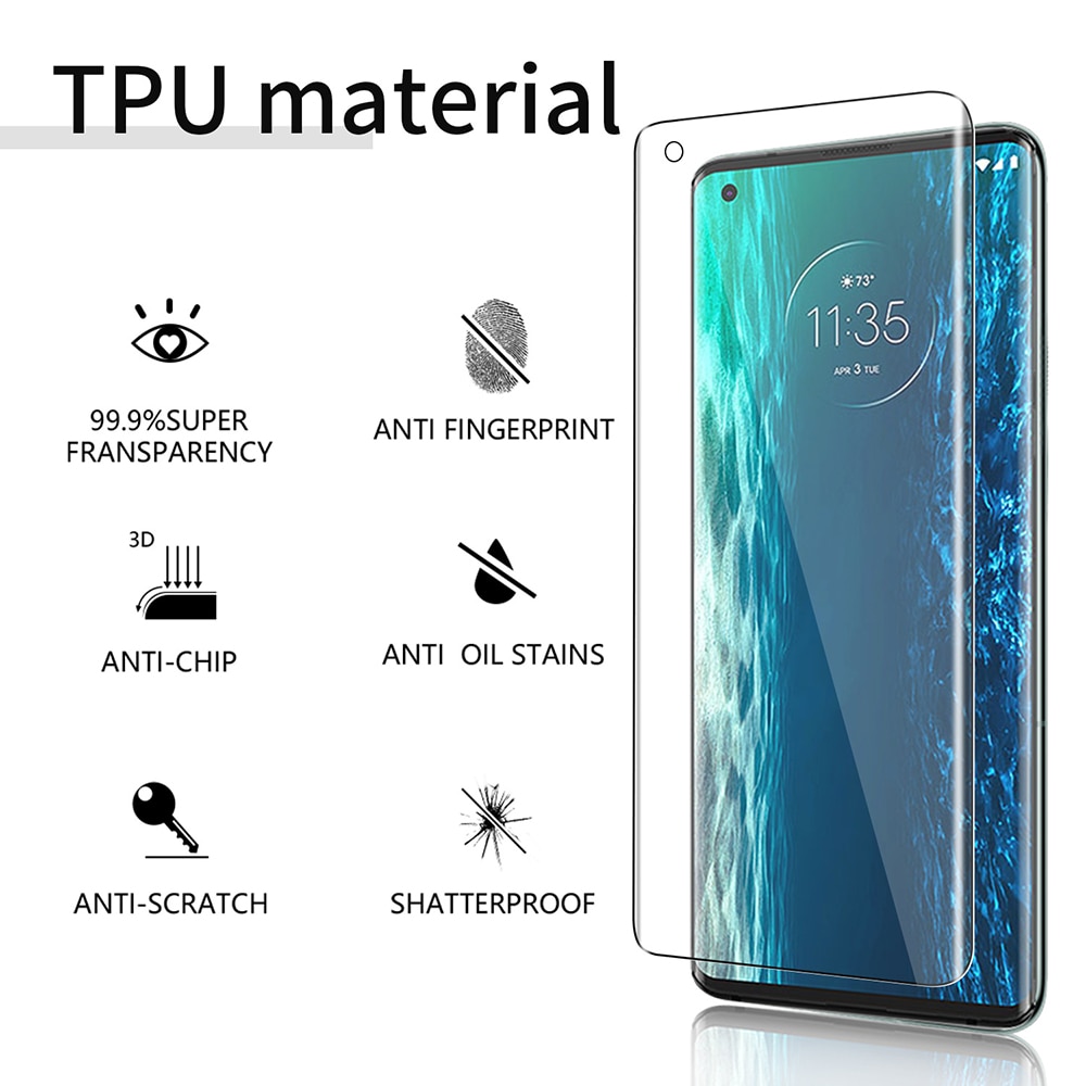 For Motorola Edge Plus Edge+ XT2063-3 Hydraulic Hydrogel Film Protective Screen Protector Cover (NOT Tempered Glass )