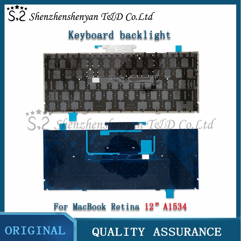 New A1534 Keyboard Backlight For Apple Macbook Retina 12 "A1534 Keyboard Repair 2015 2016 2017