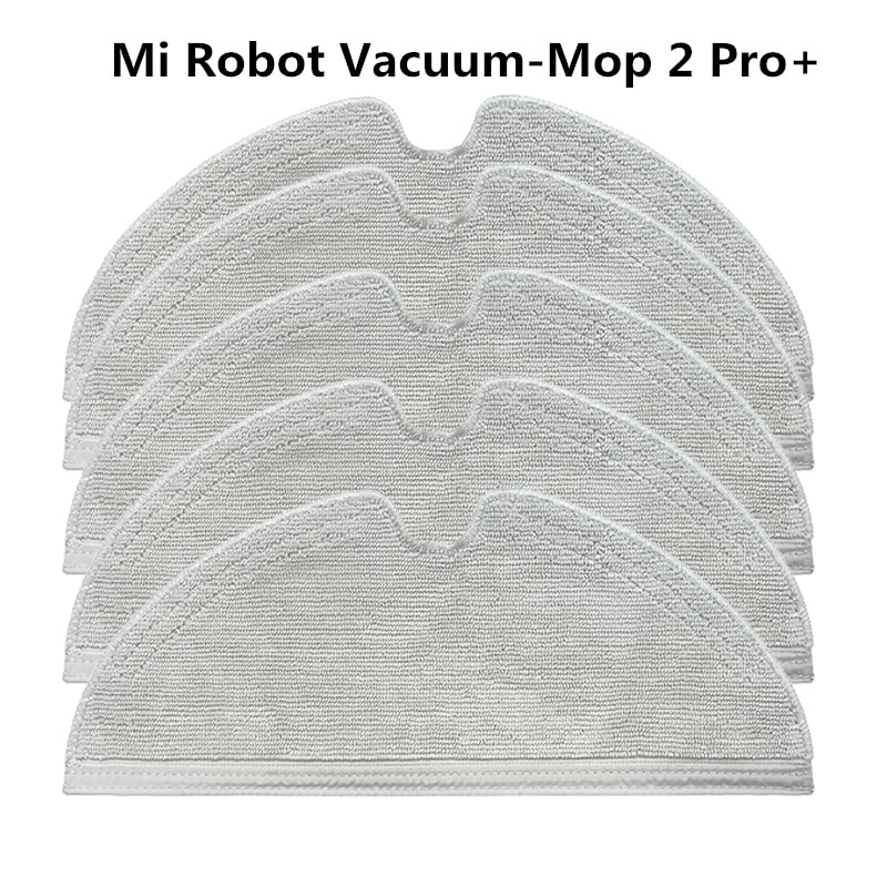 5PCS Sweeping Washable Accessories Mop rag wipes For Xiaomi Mi Robot Vacuum-Mop 2 Pro+STYTJ02ZHM Robot Vacuum Cleaner Parts Kits