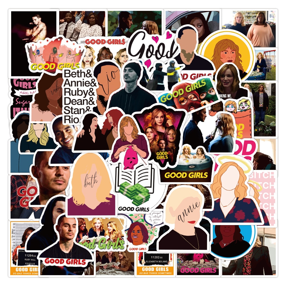 50PCS NEW Very Good Girls Sticker Stickers PVC decoration Model for Travel Case Desktop Girl Gift 2021
