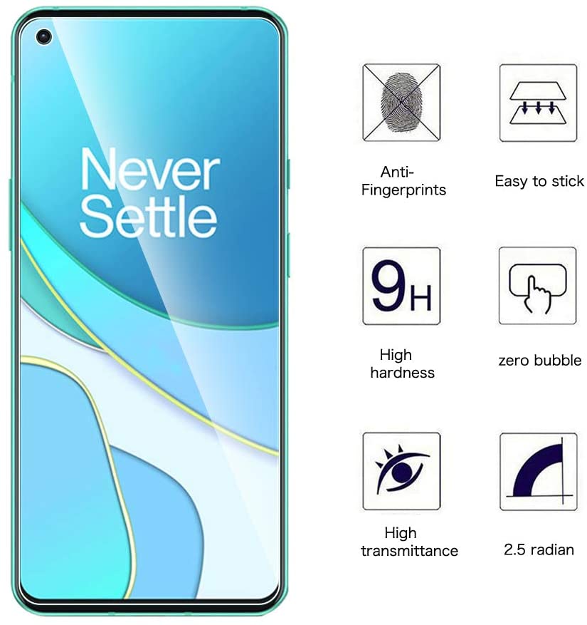 Tempered Glass for Oneplus Nord 8T 7 7T 6 6T 5 5T 3 3T Glass for One plus three 1+6T 1+5T 1+6 1+5 1+7 Screen Protector