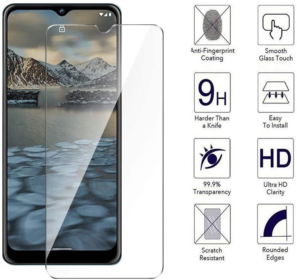 For Nokia 2.4 3.4 1.3 5.3 7.2 6.2 Tempered Glass Screen Protector Thin Explosion-proof Protective Film For Nokia 2.2 X71 8.3 5G