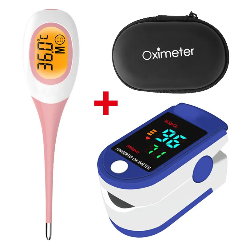 Household Thermometer for Fever, Digital Basal Body Thermometer Oral, Armpit or Rectal Temperature Electronic LCD Display