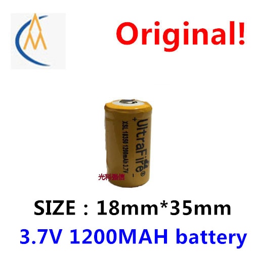 Brand new authentic polymer li-ion battery rechargeable battery 3.7 V 18350 1200 mah flashlight pointed toys electronic equipmen