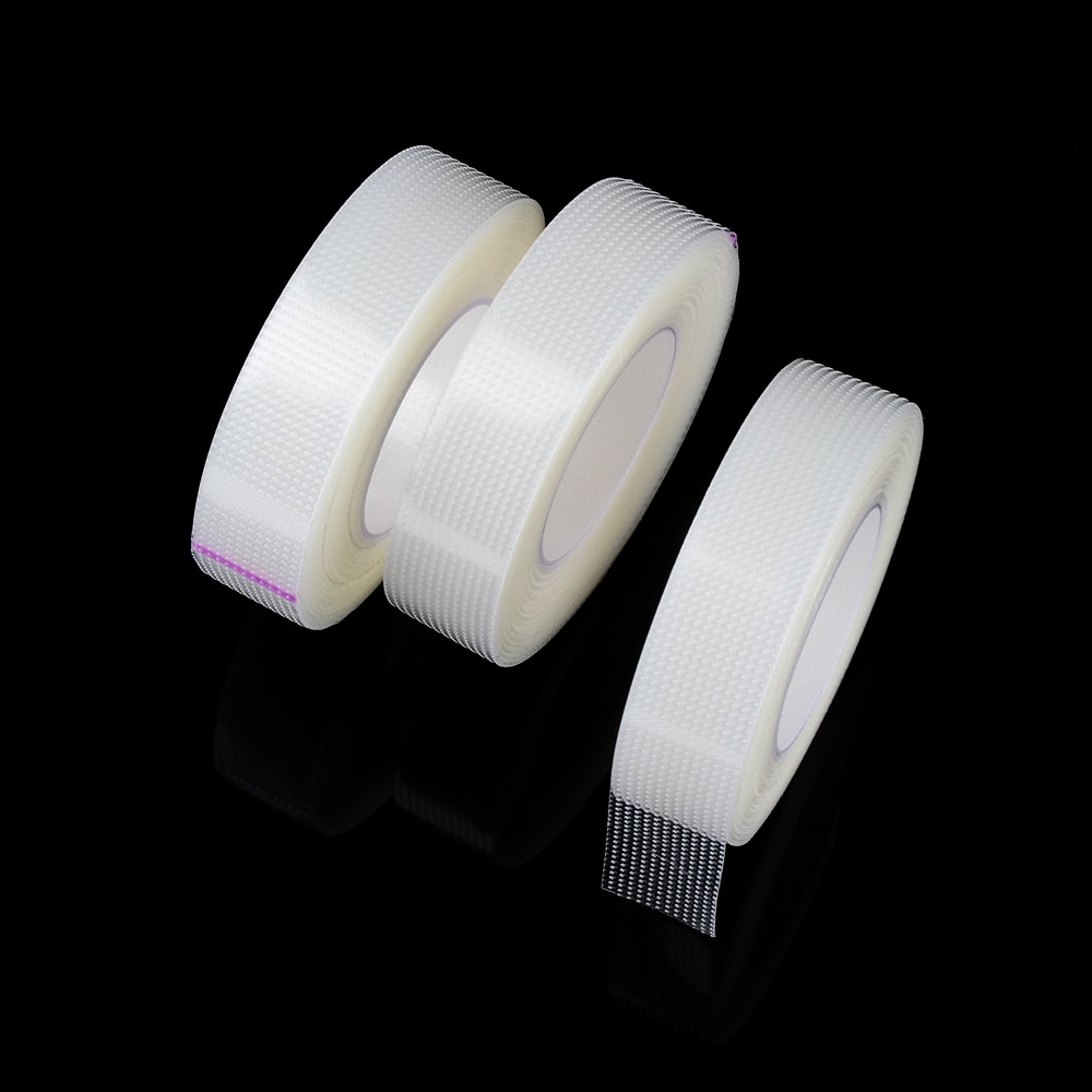 3 Rolls Lash Tape Eyelash Extension Tape 4.5m for Eyelash Extension Breathable Micropore Fabric Easy Tear Eye Make up Tools