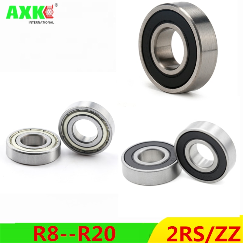 AXK R8 R10 R12 R14 2RS ZZ bearing R8-2RS R8-ZZ Miniature Deep Groove ball bearing R16ZZ R18ZZ R20ZZ R22ZZ R24ZZ bearings