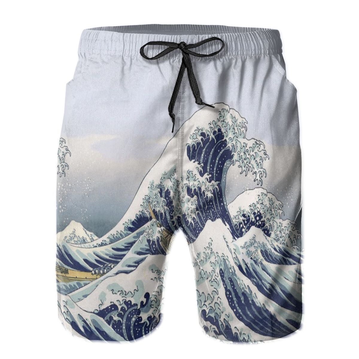 Japanese Style Fashion New Mens Board Shorts Casual Beach Surf Fitness Gym Boardshorts Fast Dry Outdoor Swimwear Man Pants