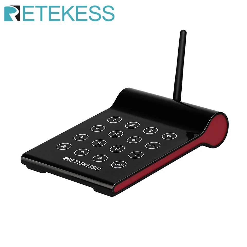 RETEKESS 1Pcs Keypad Transmitter For TD164 Restaurant Pagers Wireless Calling System Cafe Bar Club Church Clinic Beauty Salon