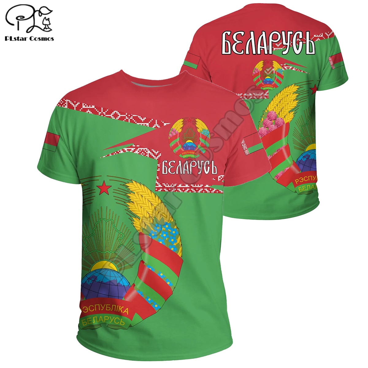PLstar Cosmos Belarus Symbol Fashion 3D Print Summer Kids T-Shirts Short-Sleeve Flag Casual Tees Brand Clothing Style-2