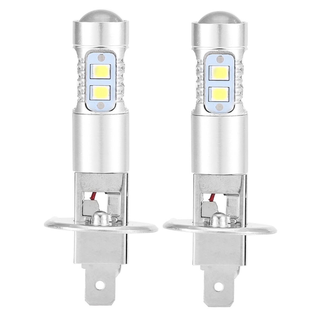 2x H1 6000K Super White 100W LED Headlight Bulbs Kit Fog Driving Light For Car Fog Light, Headlight, Daytime Driving Light