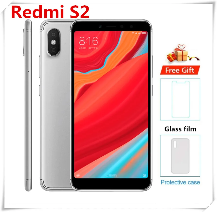 Xiaomi Redmi S2 3GB+32GB 16MP 5.99" Smartphone 3080mAh Snapdragon 625 Octa Core Android 8.1 Cellphone 4G LTE Mobile phone