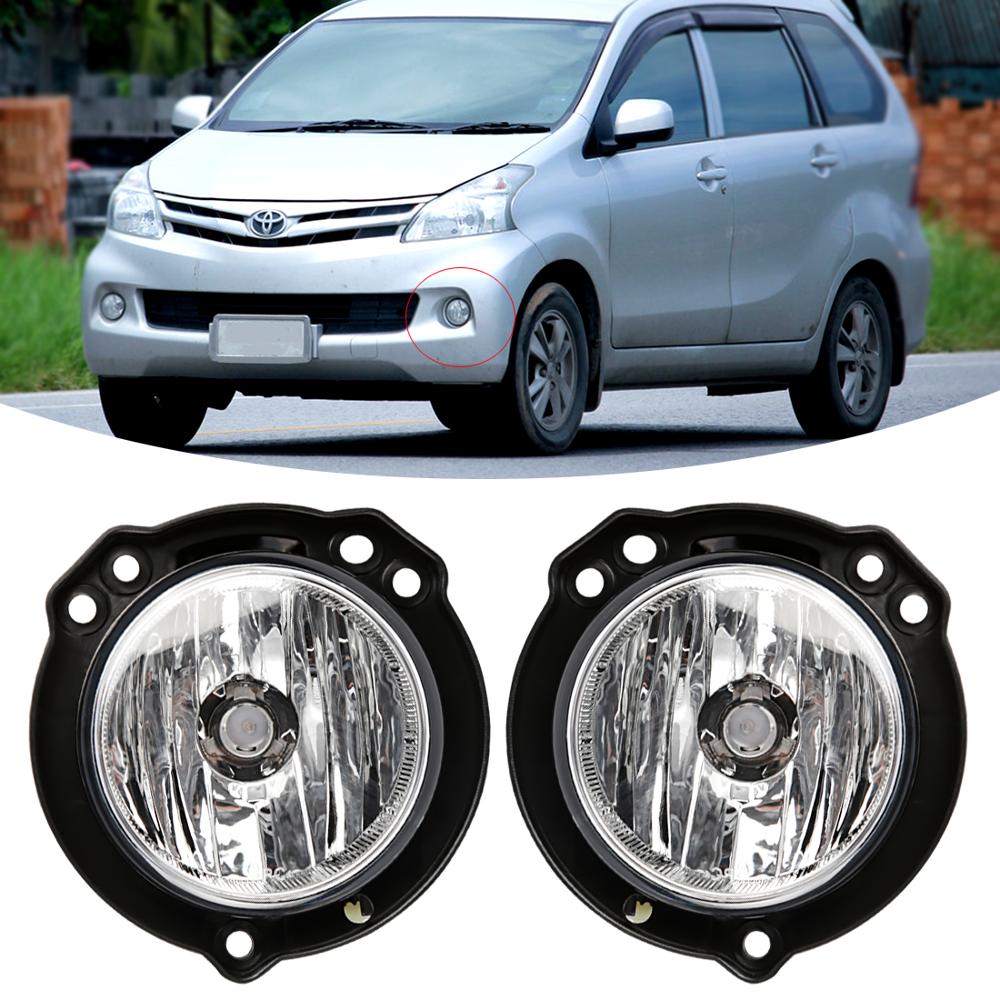 Fog Lamp LED For Toyota Avanza 2012 2013 2014 2015 2016 DRL Light Daytime Running Bumper Driving Waterproof Switch Relay Wires