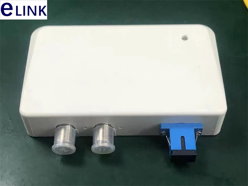 5pcs FTTH dual output optical receiver with AGC function,SC/FC PC APC fiber to home free shipping