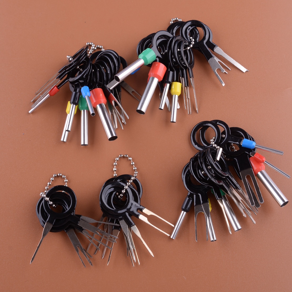 Universal Car Motorcycle Terminal Connector Pin Removal Release Pull Extractor Key Kit