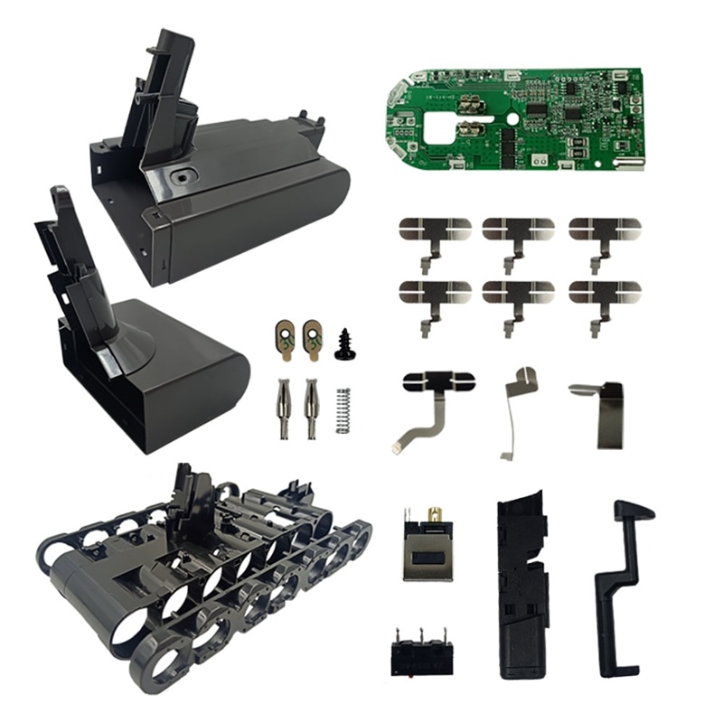 V11 Li-Ion Battery Case Charging Protection Circuit Board PCB for Dyson 25.2V Vacuum Cleaner Complete Absolute Fluffy
