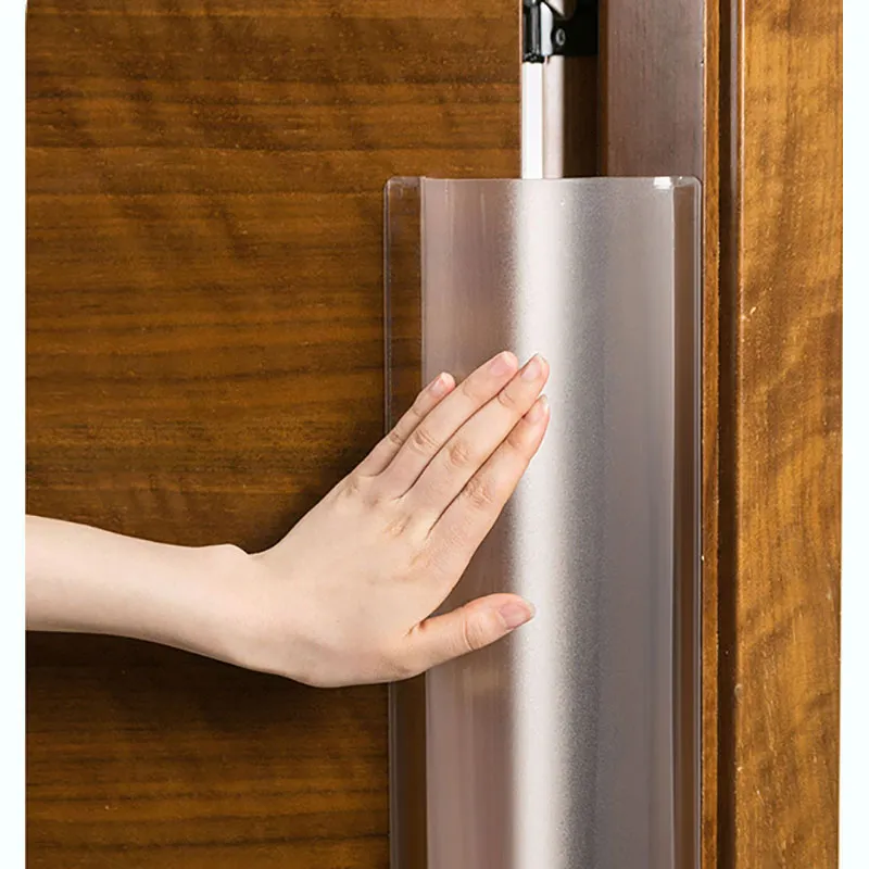 Clear Child Safety Door Hinge Protector Cover Finger Pinch Guard Baby Security for The Back of Door Domestic Kindergarten School