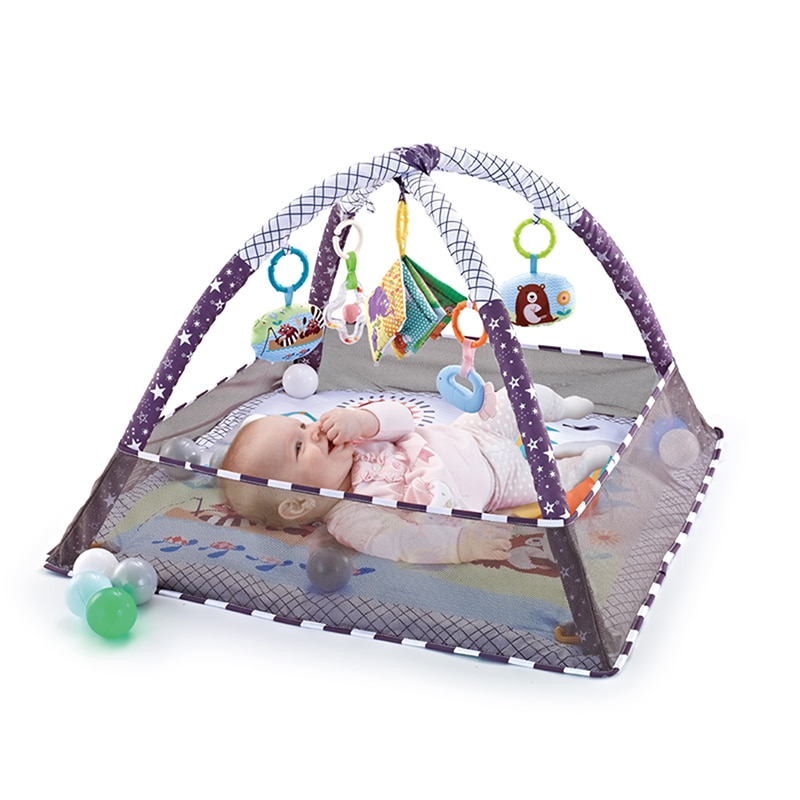 Baby fitness frame boys and girls crawling game blanket puzzle multi-function fence crawling mat enlightenment toys 0-18