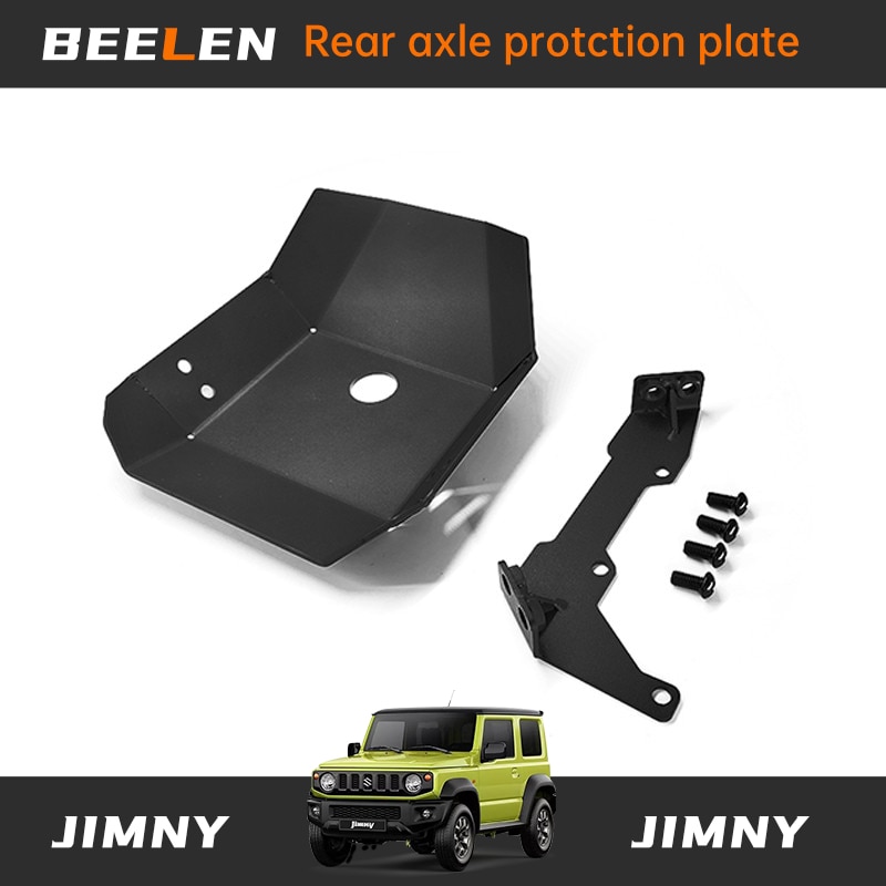 Car Rear Axle Protection Plate For 2019 2020 Suzuki Jimny JB64 JB74w Metal Auto rear axle Protection Board Accessories