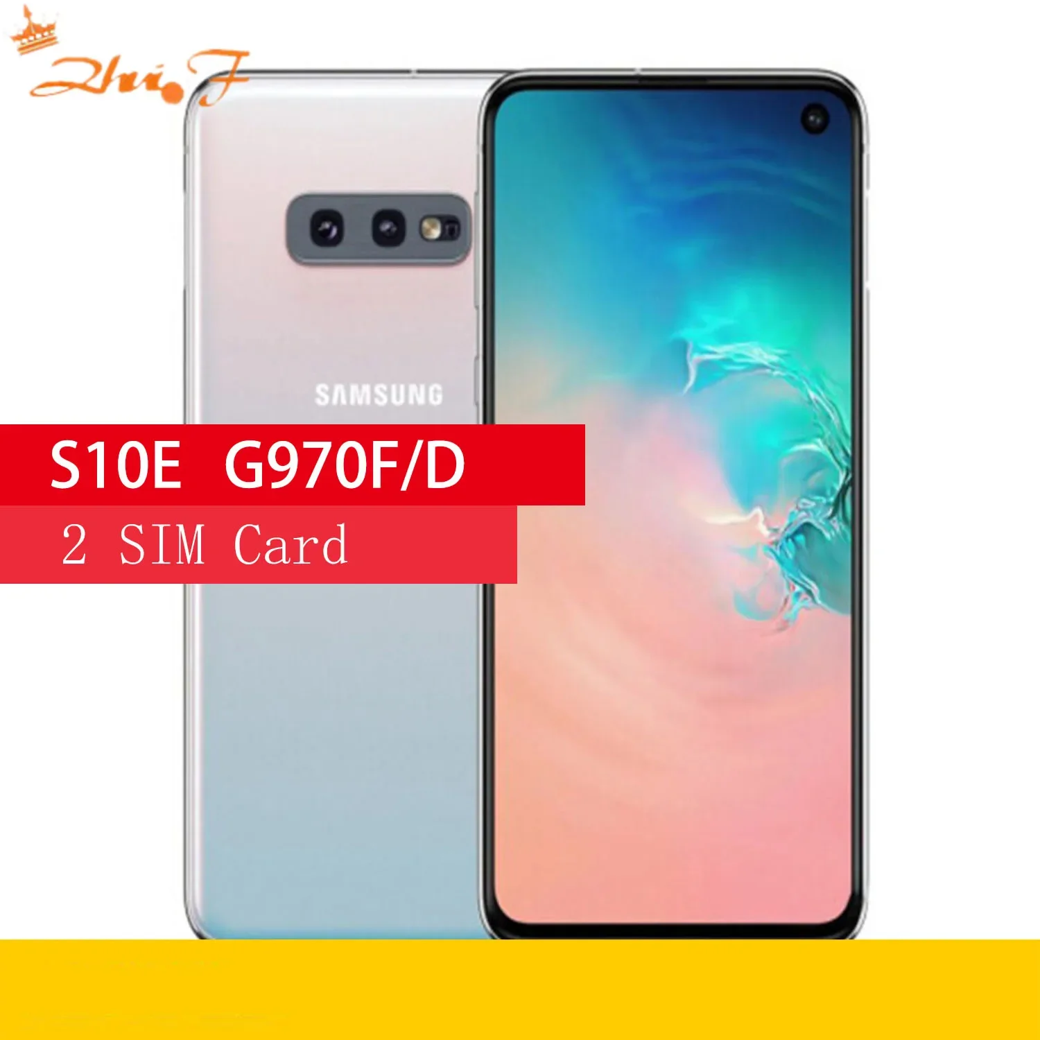Samsung Galaxy S10e G970F/D G970FD Dual sim card Android Mobile Phone 5.8" 16MP&12MP 6GB RAM 128GB ROM NFC