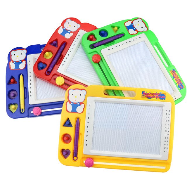 Large magnetic drawing board child writing board baby plate infant educational toys 28*20cm Random delivery