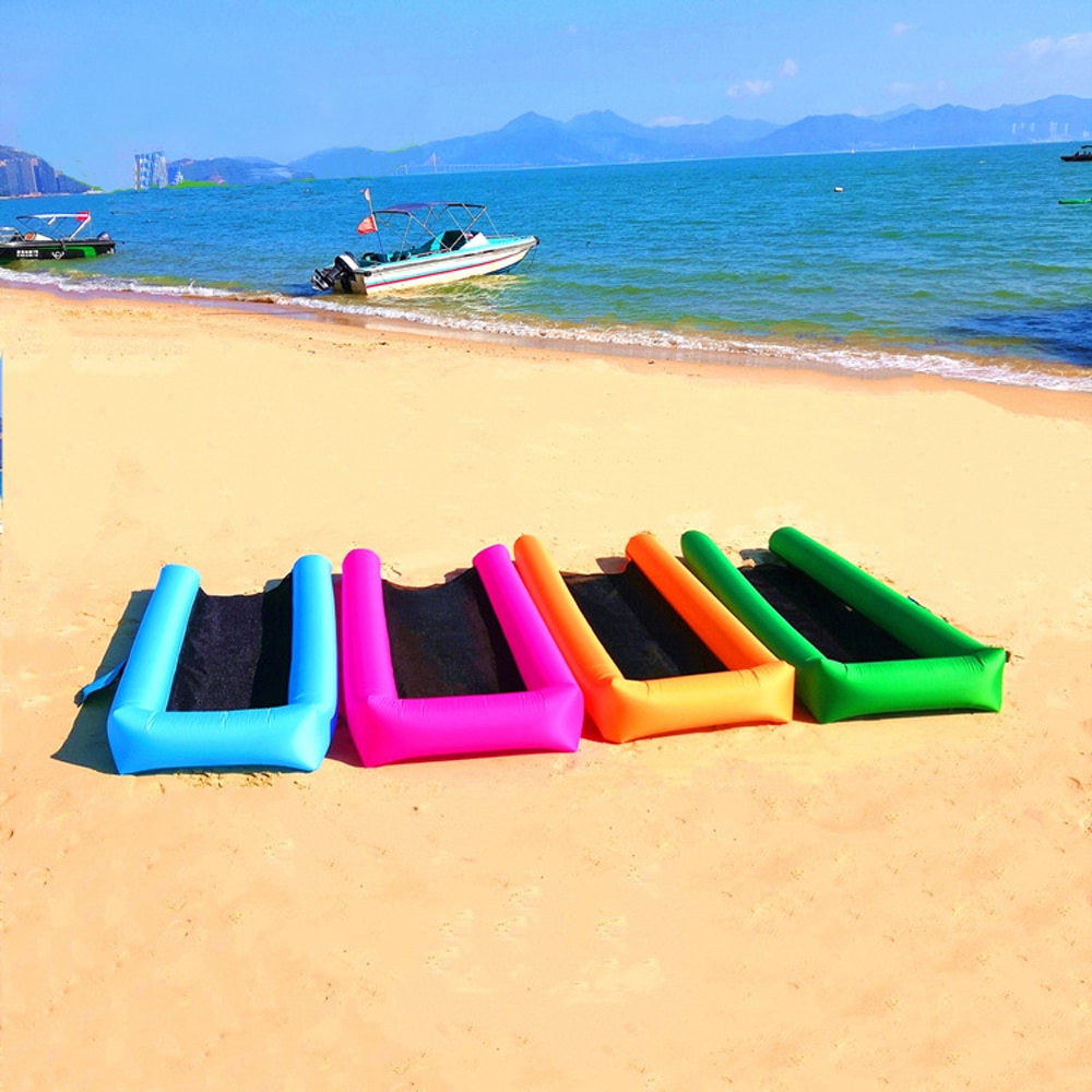 Water lazy sofa inflatable floating bed floating hammock swimming lounge chair