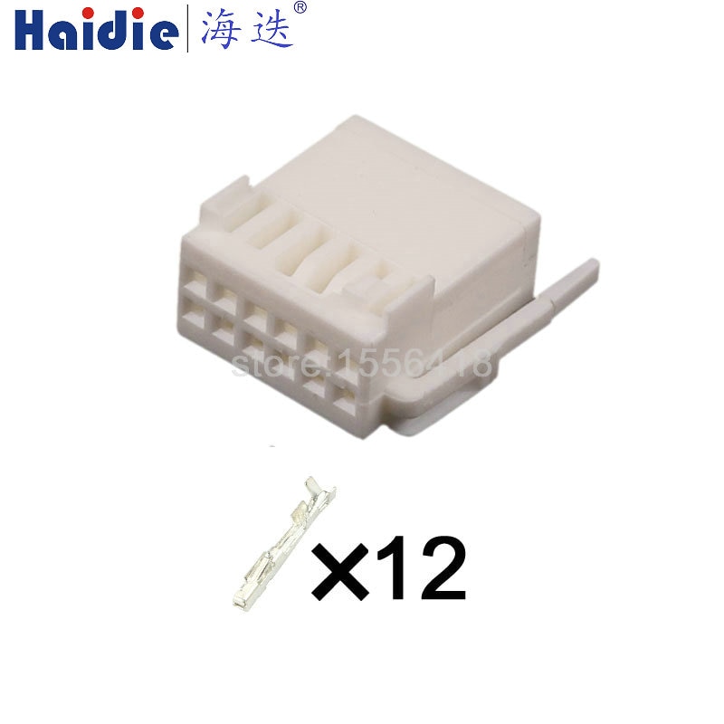 1-50 sets 12pin auto wiring harness plug cable electric plug connector