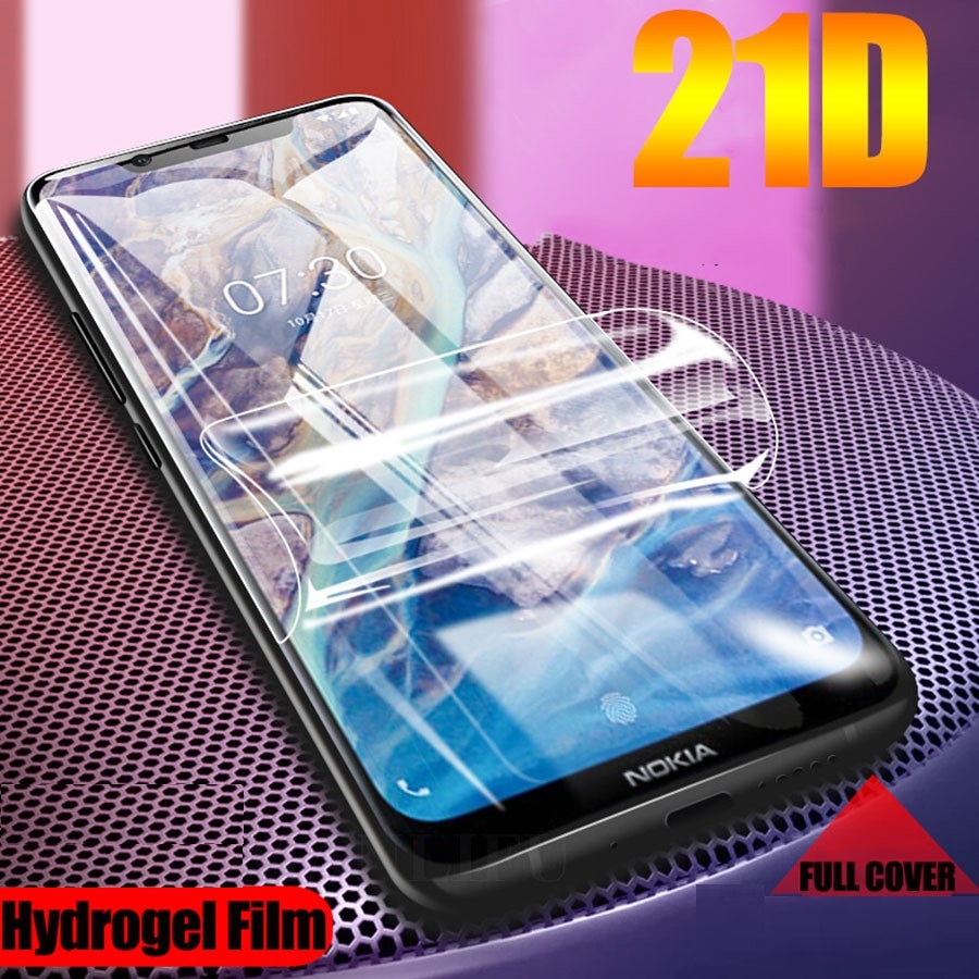 HD Hydrogel Film For Nokia 1.4 1.3 2.4 3.4 5.3 5.4 8.3 5G Protective Cover ON C10 C20 G10 G20 X10 X20 Screen Protector Film