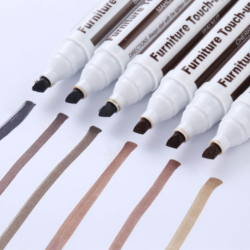 Furniture Repair Pen Markers Scratch Filler Paint Remover For Wooden Cabinet Floor Writing Pens Tables Chairs Pen Markers