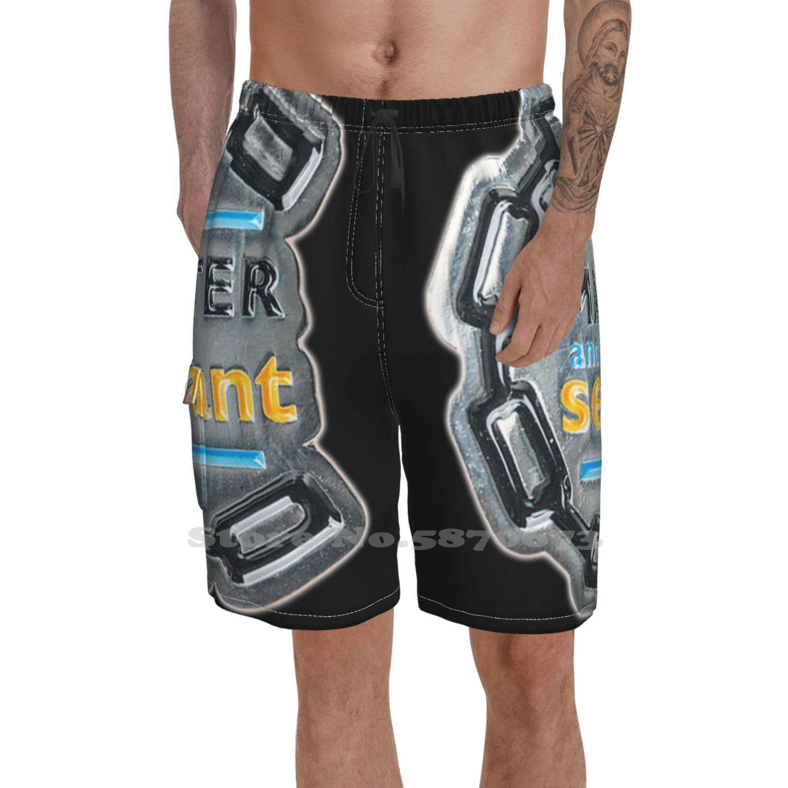 Master And Servant / Dm Men'S Sports Beach Shorts Depeche Yazoo Erasure Vince Clarke 80S Music Samvelvet