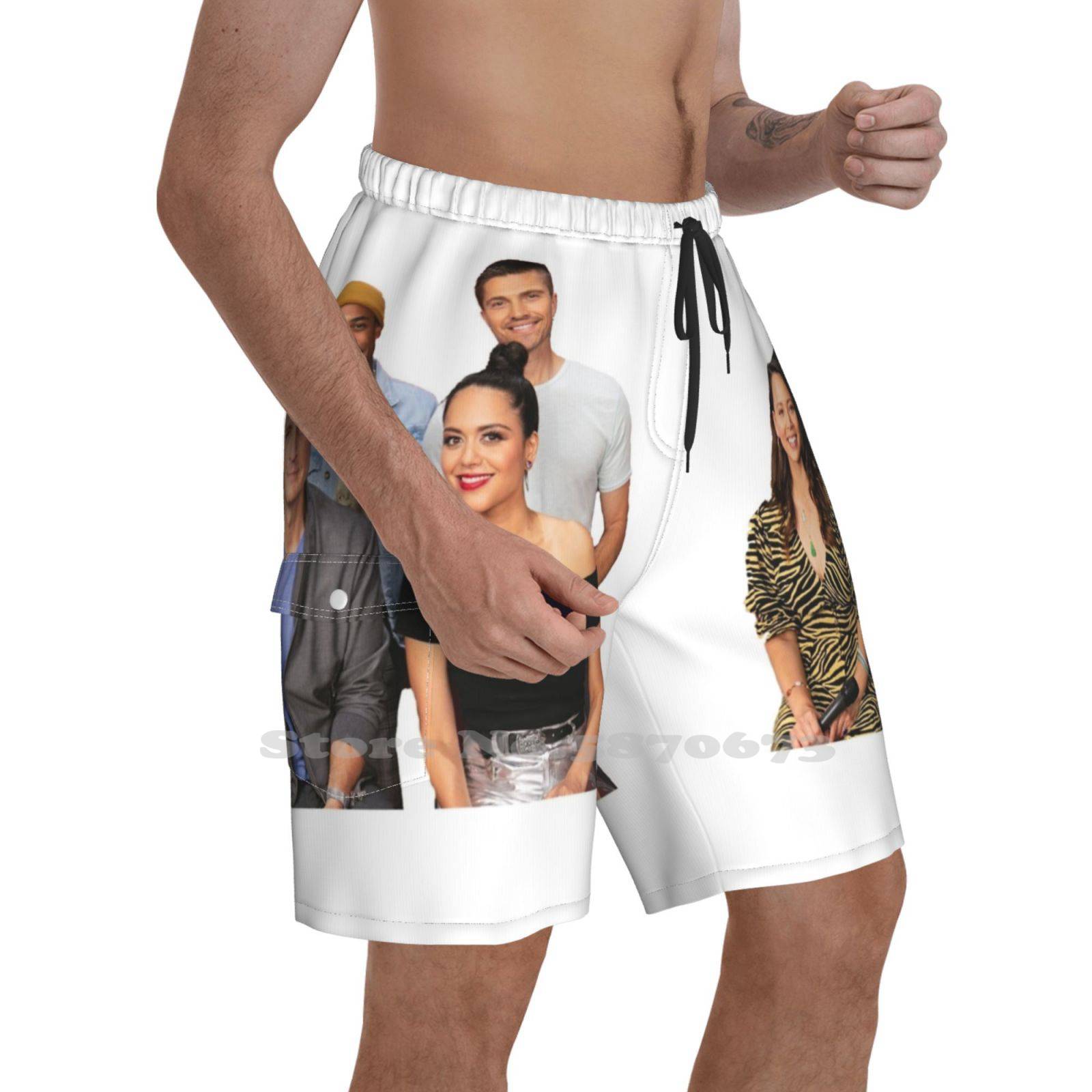 The Rookie - Group Loose Thin Beach Sports Shorts The Rookie Abc The Rookie Tv Tv Show Tv Nathan Fillion Alyssa Diaz John Nolan