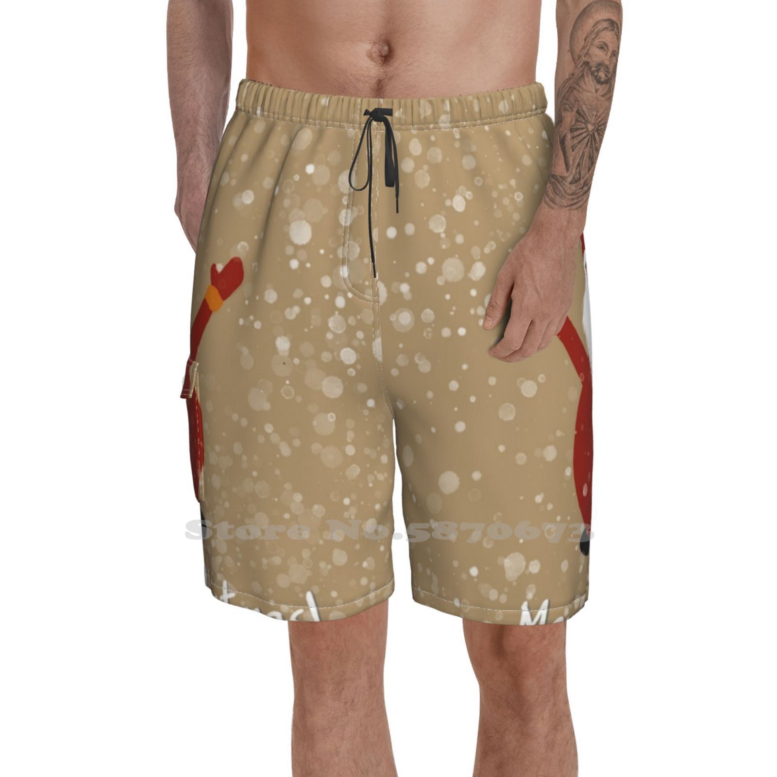 Santa Claus Is Comin To Town Summer Mens Casual Shorts Gym Training Santa Clause Cas Claus Santa Claus Santa Claus Santa Claus