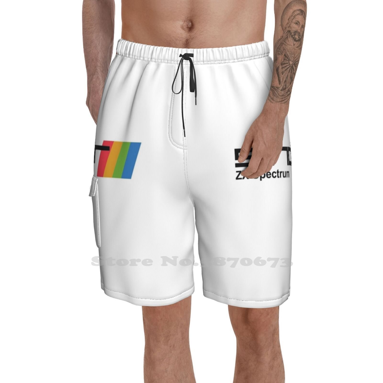 Best Selling - Zx Spectrum Merchandise Men'S Summer Short Pants Beach Shorts Zx Spectrum Zx Spectrum Zx Spectrum Stuff Zx