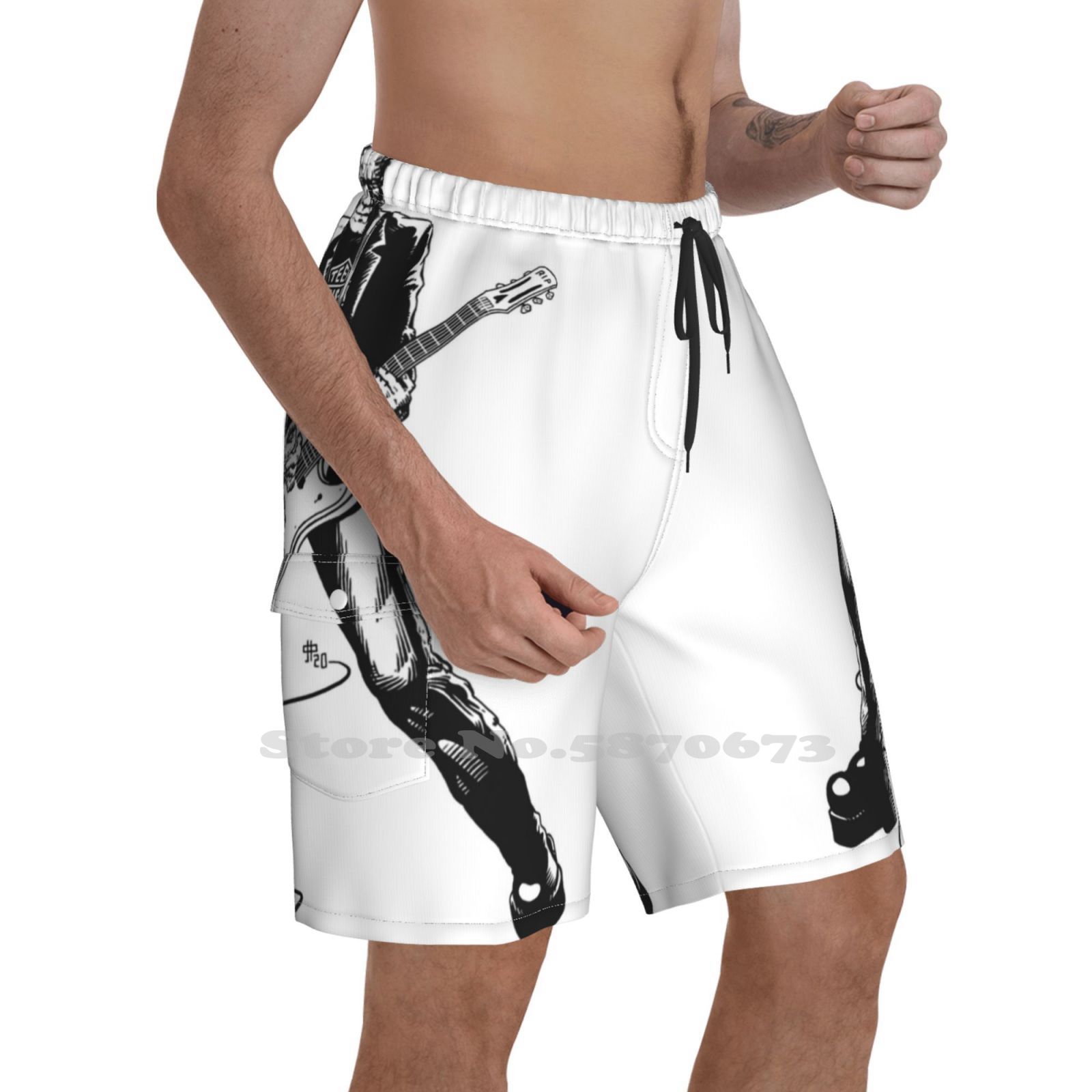 Smells Like Teen Spirit Summer Mens Casual Shorts Gym Training Paulrafferty Boriskarloff Thefrankensteinmonster