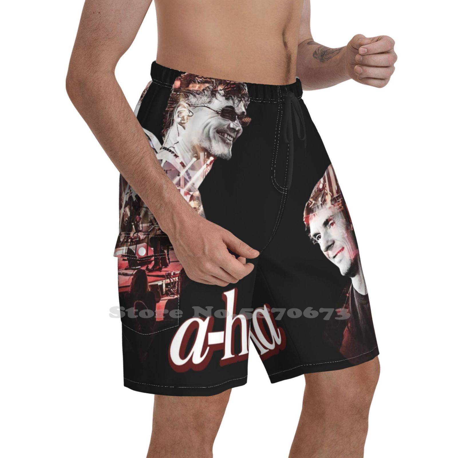 Velvet Loose Thin Beach Sports Shorts A Ha Duran Gees Aha Duran Tears For R Fears Bee