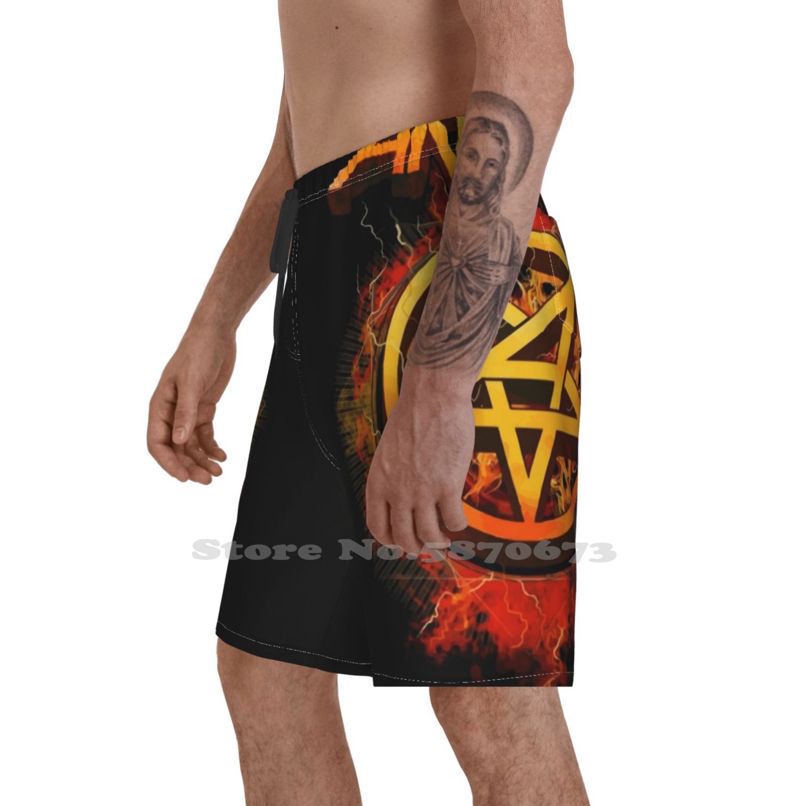 Premium Anthrax Original Product Loose Thin Beach Sports Shorts Niki Kula Kaos Anthrax Original Premium Ya Luuurrr