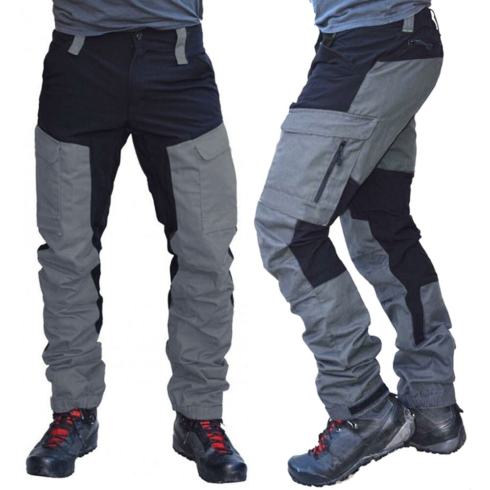 Men Tactical Cargo Pants Army Outdoor Hiking Trekking Casual Sweatpants Camouflage Military Multi pocket Trousers Plus SizeS-6XL