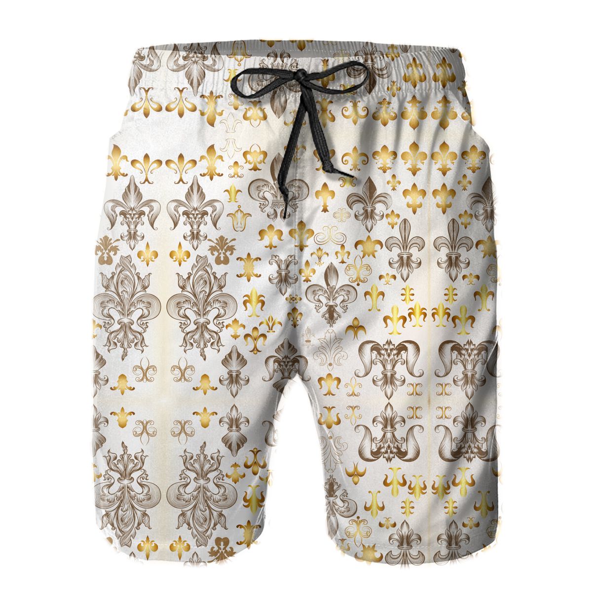 2020 Hot Collection fleur de lis for design vector Men's Shorts Summer Quick Dry Comfortable Beachwear Homme Couple Male Sh