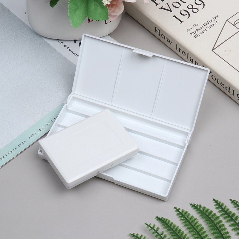 SeamiArt Watercolor Palette Empty Palette Painting Paint Tray Box for Watercolor Oil Acrylic Paints