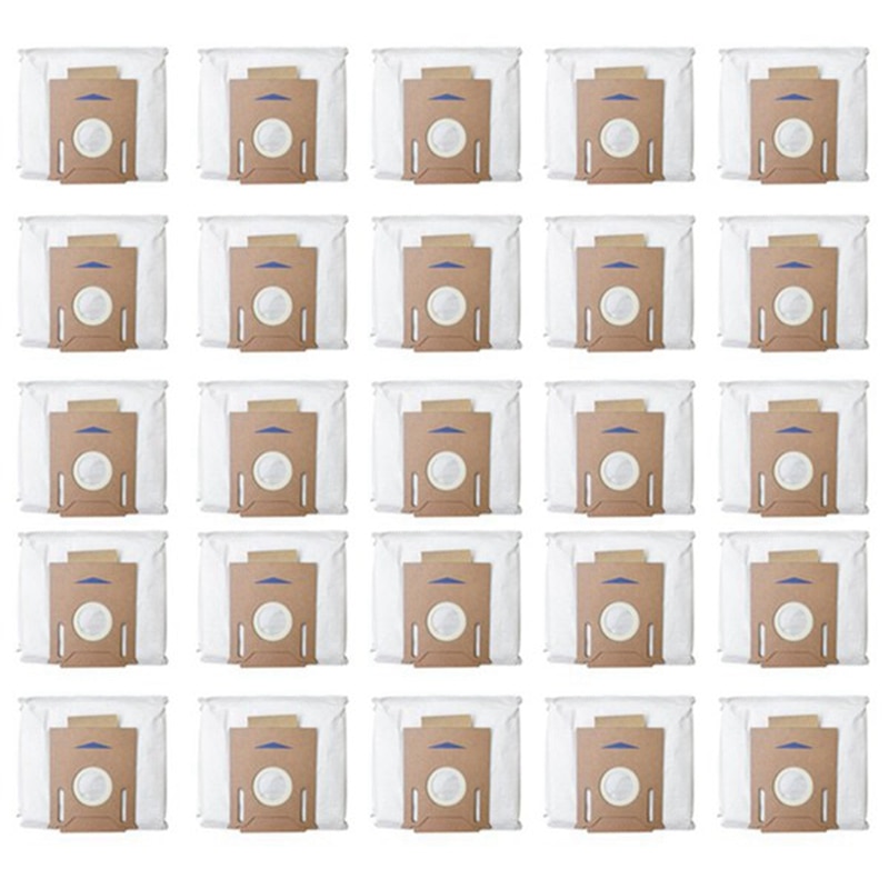 Hot 25 Pack Vacuum Dust Bags for Ecovacs Deebot Ozmo T8 & T8 AIVI Robot Vacuum Cleaner Replacement Accessories