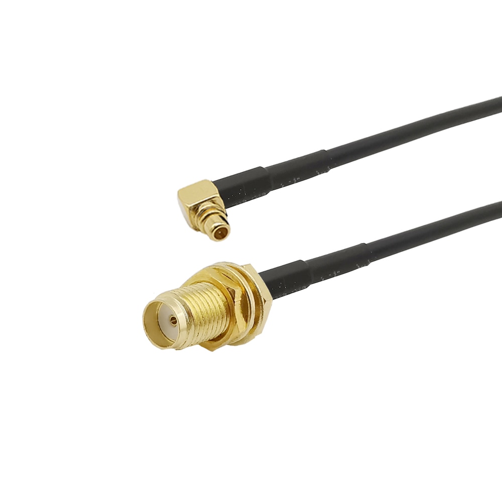 MMCX Male Plug to SMA Female Jack RF Coaxial Connector RG174 Cable Pigtail SMA-MMCX Adapter 7-50cm